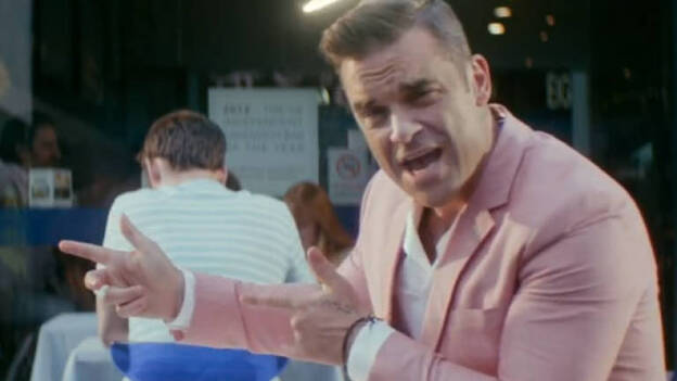 Robbie Williams vuelve ocho años después al número uno con "Candy"