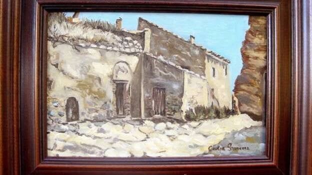La restauradora de Borja subastará uno de sus lienzos a favor de Cáritas
