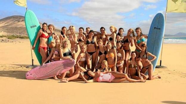 Las candidatas a Miss Alemania se preparan en Fuerteventura
