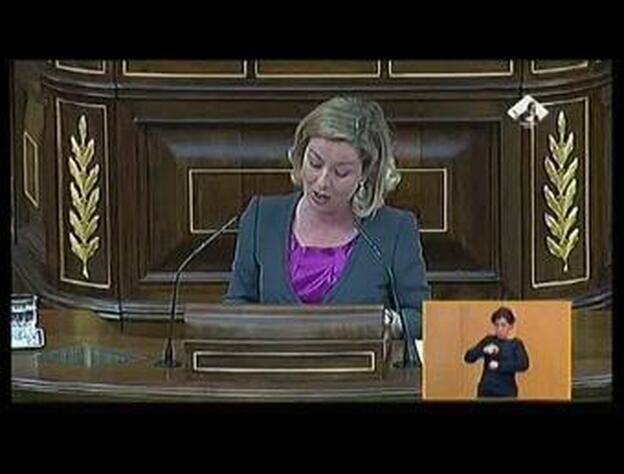 Ana Oramas en el Debate del Estado de la Nación.