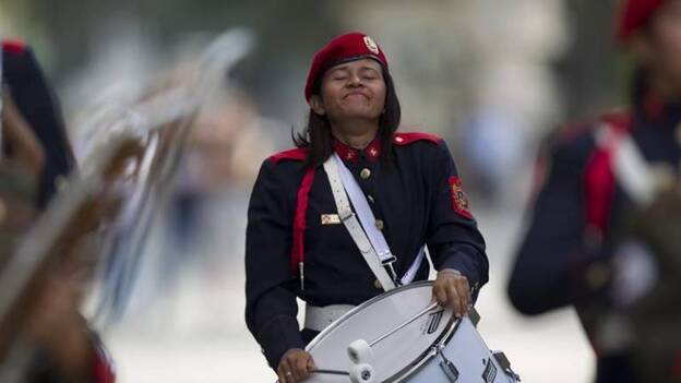 Comienza el traslado del féretro de Chávez a la Academia Militar en Caracas