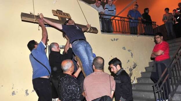 Ensayo de 'La Pasión de Cristo' en Tamaraceite