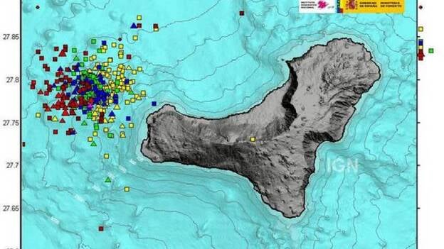 Casi 500 seísmos en cuatro días