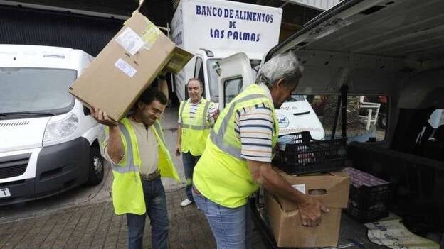 El Banco de Alimentos de Las Palmas a destajo