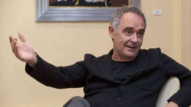 Ferrán Adrià: «Ser famoso no es jodido, estar en el paro sí lo es»