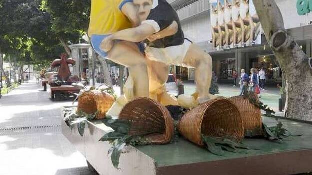 Preparativos de la romería del Victoria