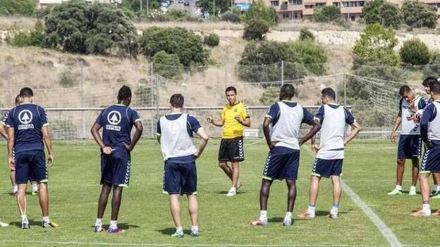La UD se entrena en la Ciudad Deportivas de Las Rozas