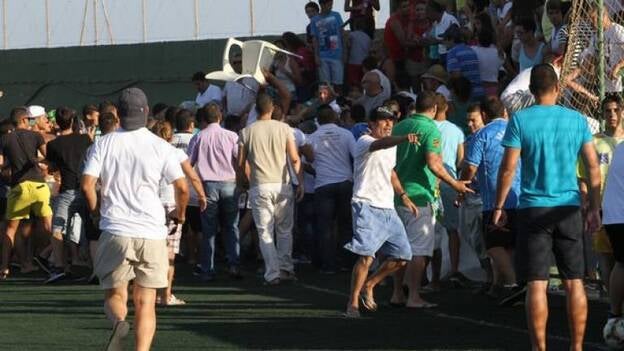 Un detenido y nueve imputados por la pelea en el campo del Arguineguín