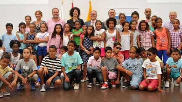 Gran Canaria da la bienvenida a los niños saharauis de Tinduf