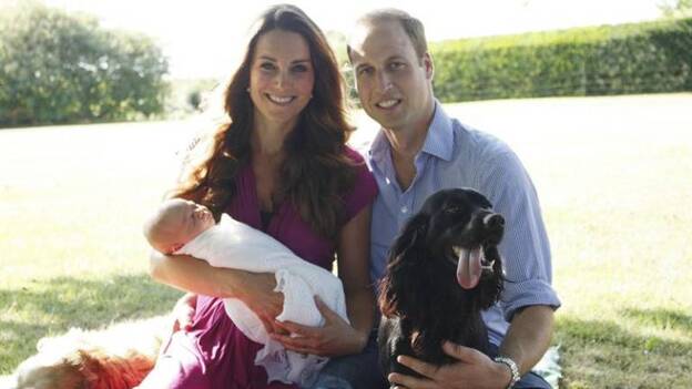 Las primeras foto del bebé real de los británicos