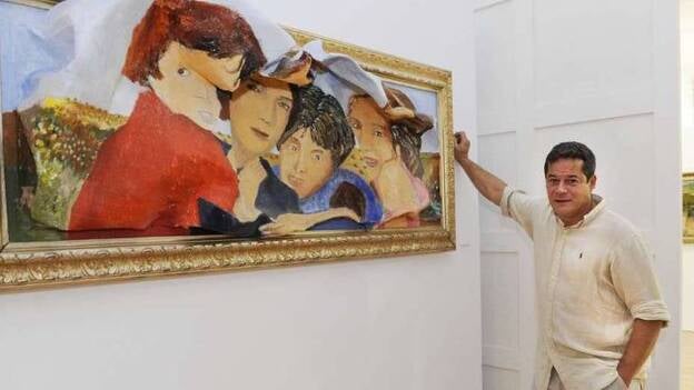 Sanz en la inauguración de Soppa de Azul