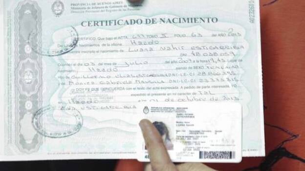 Una argentina de 6 años, pionera en cambiar de género en el DNI