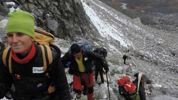 Las nevadas ralentizan el paso