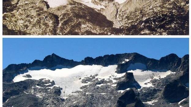 El glaciar de la Maladeta ha perdido el 50% de superficie desde 1991