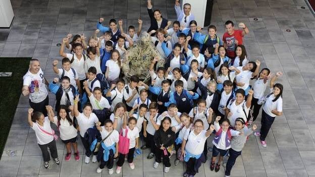 Alumnos del CEIP Santa Águeda, en CANARIAS7