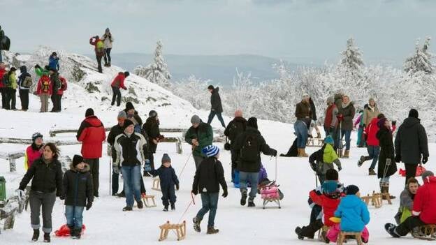 Mucho frío y nieve en Alemania
