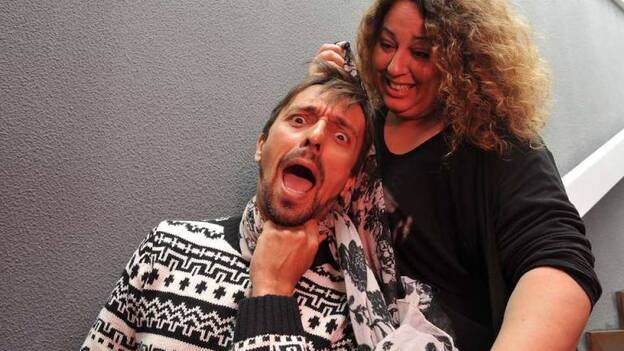 Eva Diago y Armando Pita, actores de 'Los Miserables'