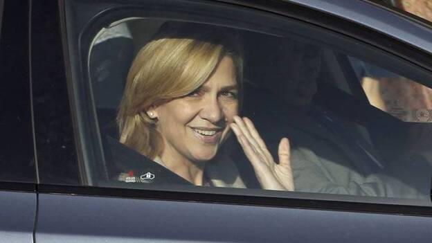 El juez decano de Palma permite que la infanta acceda a los juzgados en coche