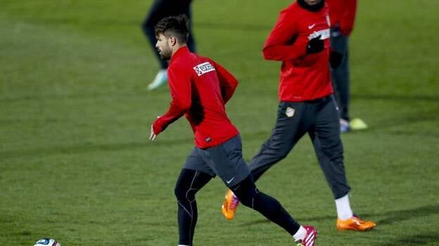 Entrenamiento del Atlético de Madrid