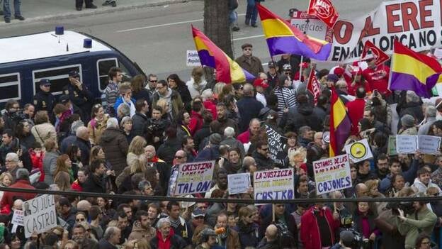 Protestas ante los juzgados de Palma