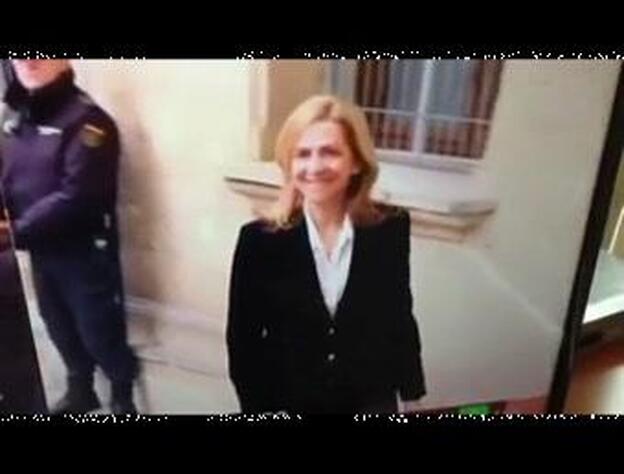 Así llegó la infanta