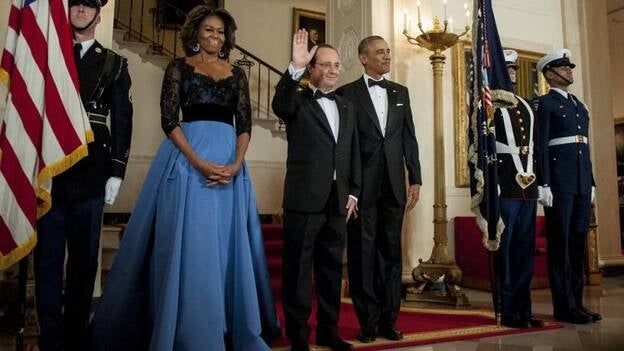 Cena de estado en honor del presidente François Hollande