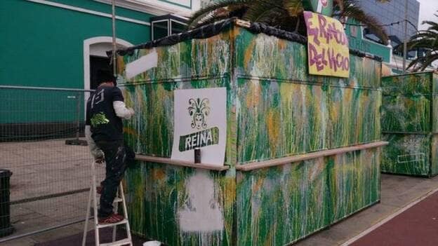 Los kioscos de Cerveza Reina serán obras de arte urbano estos carnavales