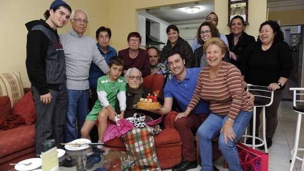 La centenaria Juana Cabrera cumple 108 años
