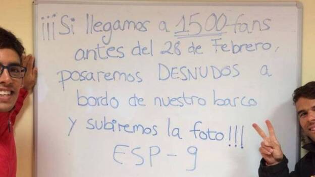 Barreiros y Curbelo posarán desnudos por un reto en Facebook