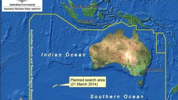 China confirma sus satélites han detectado objeto en el sur del Índico