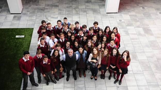 Alumnos del Colegio Sagrado Corazón de Tafira, en CANARIAS7