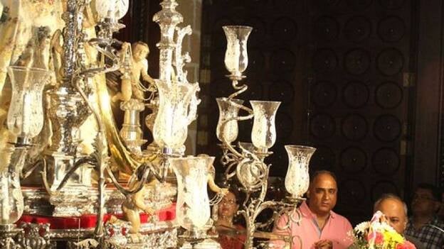 Ofrenda solidaria en Teror