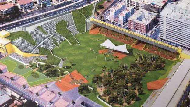 El parque situado en el antiguo Estadio Insular estará acabado primavera 2015