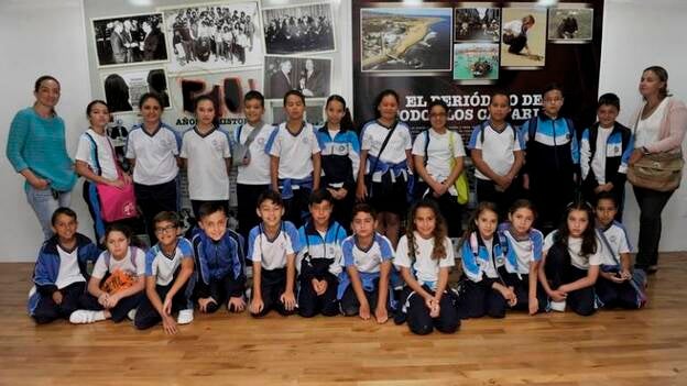 Alumnos del Colegio Sagrada Familia, en CANARIAS7