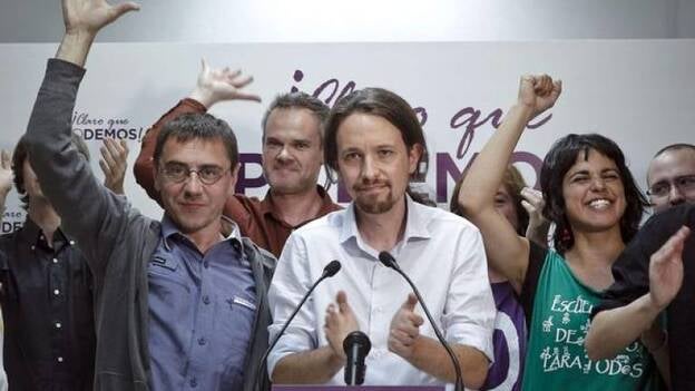 Pablo Iglesias salta de las tertulias al Parlamento Europeo