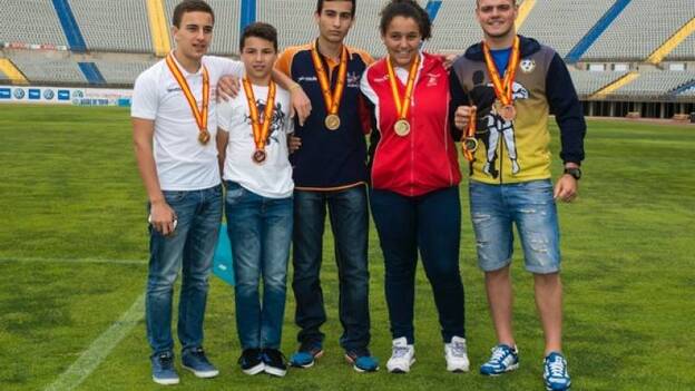 Brillante botín isleño en el nacional Infantil y Cadete
