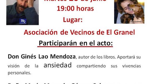 Presentación de los libros “Desde mi ansiedad” y “Ansiedad, más allá de la frontera”
