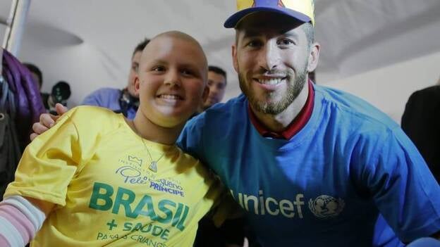 Sergio Ramos se convierte en embajador de UNICEF