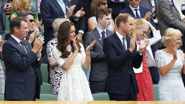Los duques de Cambridge asisten al torneo de Wimbledon