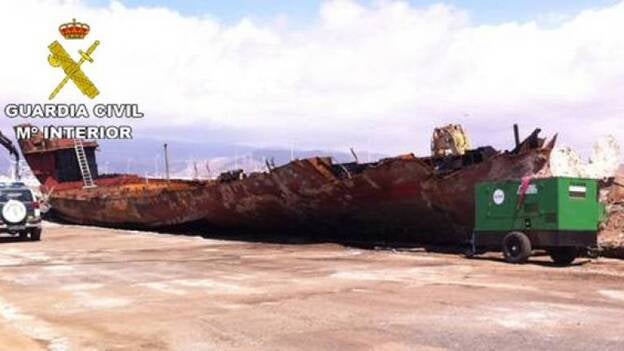 La Guardia Civil esclarece el vertido de hidrocarburo ocurrido en la zona del Castillo del Romeral el pasado mes de abril