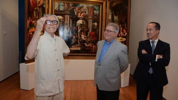 Recorrido, con el artista, por la exposición de Pepe Dámaso