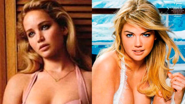 Las fotos de Jennifer Lawrece y Kate Upton desnudas, en una muestra de arte