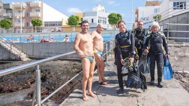 Los buceadores piden volver a las playas de Arinaga en verano