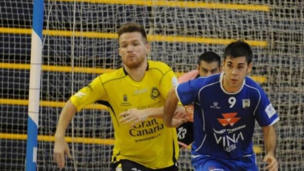 Victoria sobre la bocina del CA Gran Canaria ante el Valdepeñas (4-3)