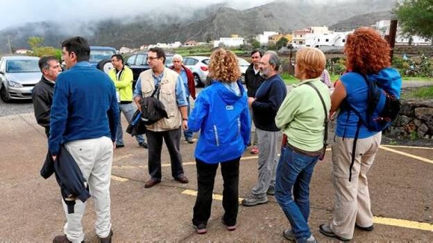 El juez busca pruebas en la galería