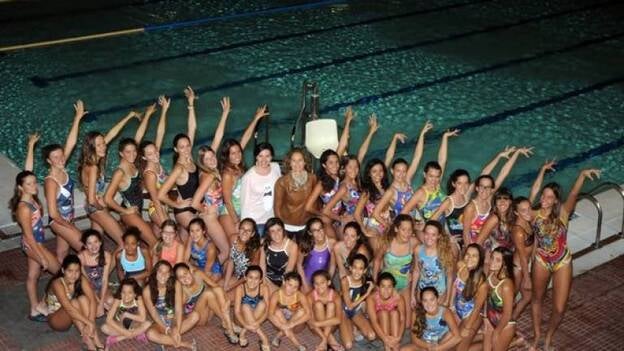 Remojón sincronizado para cambiar de año