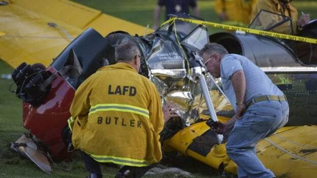 Harrison Ford, grave tras sufrir un accidente de avioneta