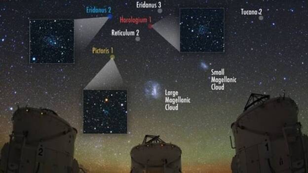 Descubren un tesoro de raras galaxias en torno a la Vía Láctea