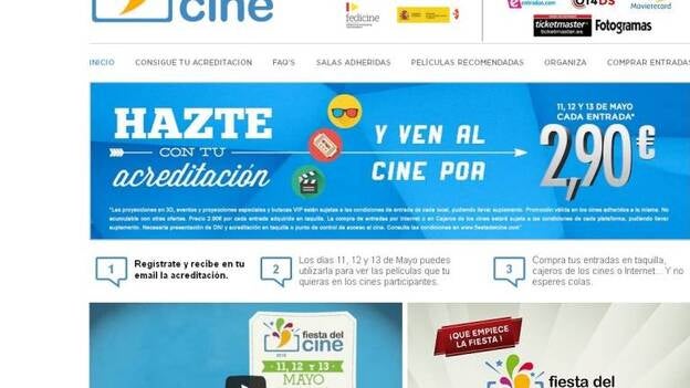 La Fiesta del Cine se celebrará de nuevo el 11,12 y 13 de mayo con entradas a 2,9 euros