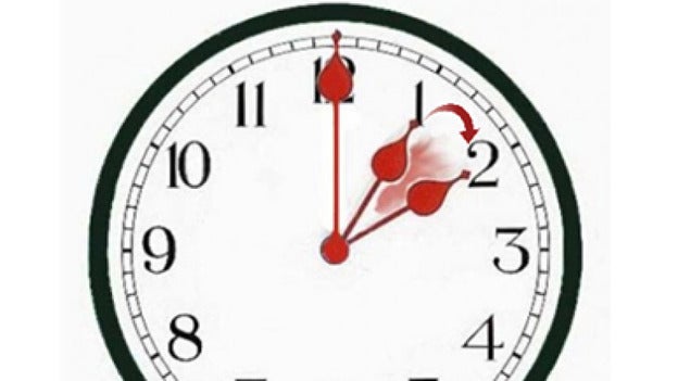 El cambio de hora llega este domingo
